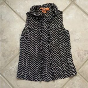 Tory Burch Silk Sleeveless Blouse